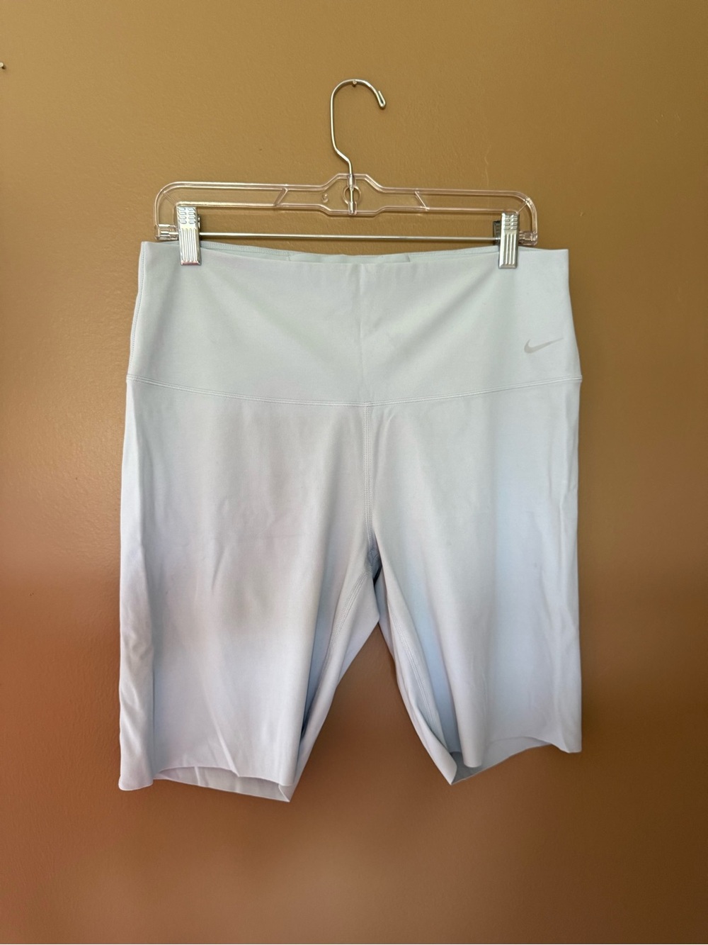 Nike Women's Zenvy Light Blue High-Rise Bike Shorts